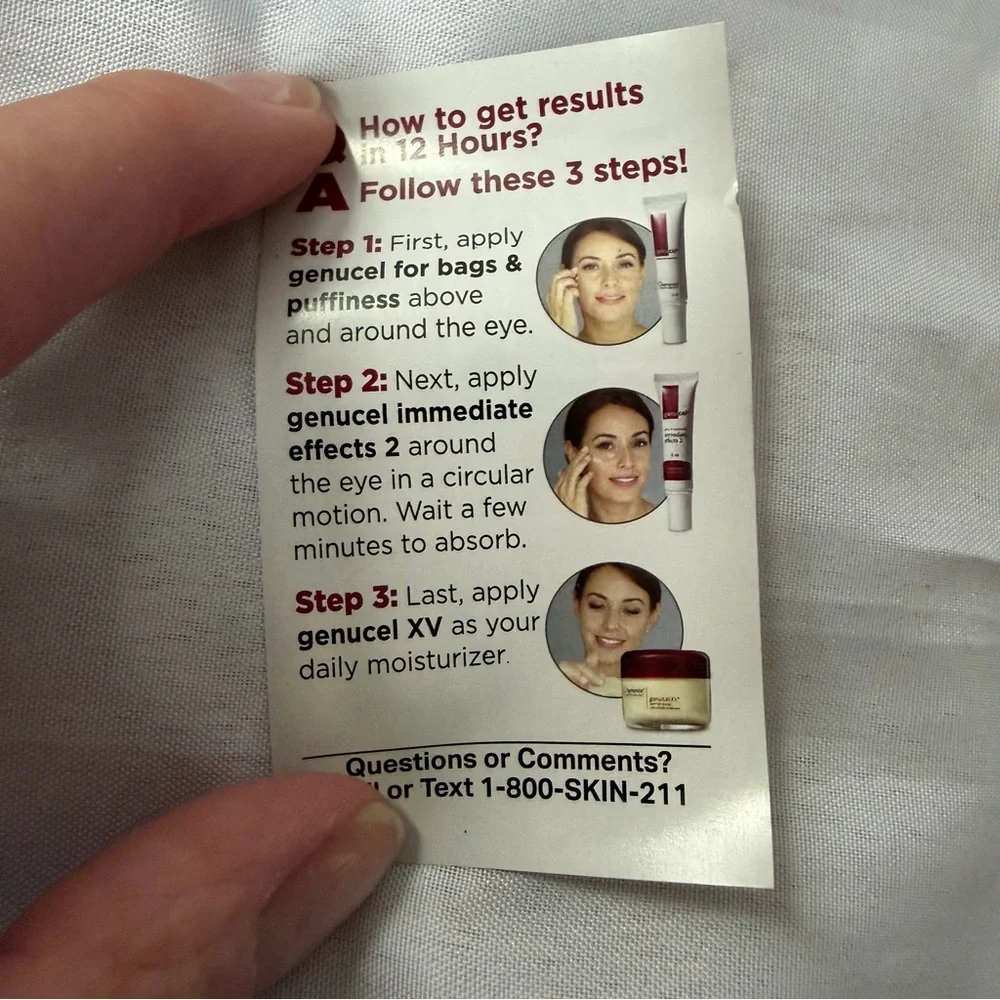 Genucel Plant Stem Cell Therapy Eye Bags Puffiness .5 oz New In Box